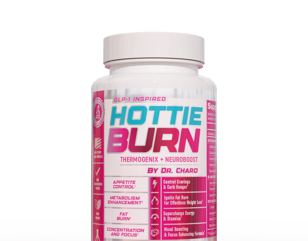 Hottie Burn natural glp-1 inspired thermogenesis, food noise control and neuroboost fat burner